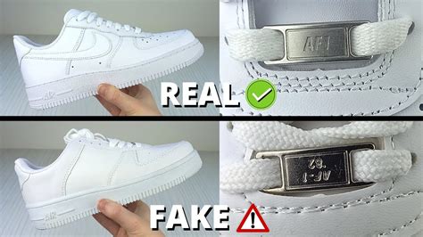 nike air force 1 white real vs fake|nike air force 1 authentication.